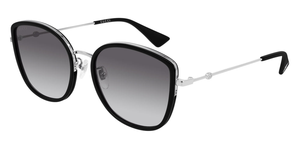Gucci GG0606SK 002 56 - Black/Silver / Gray Gradient #id:gg0606sk002_s:100100
