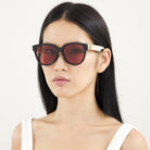 Gucci GG0960SA 004 55 - Black/White / Orange #id:gg0960sa004_s:102105