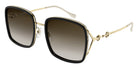 Gucci GG1016SK 004 58 - Black/Gold / Brown Gradient #id:gg1016sk004_s:100105