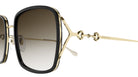 Gucci GG1016SK 004 58 - Black/Gold / Brown Gradient #id:gg1016sk004_s:100110