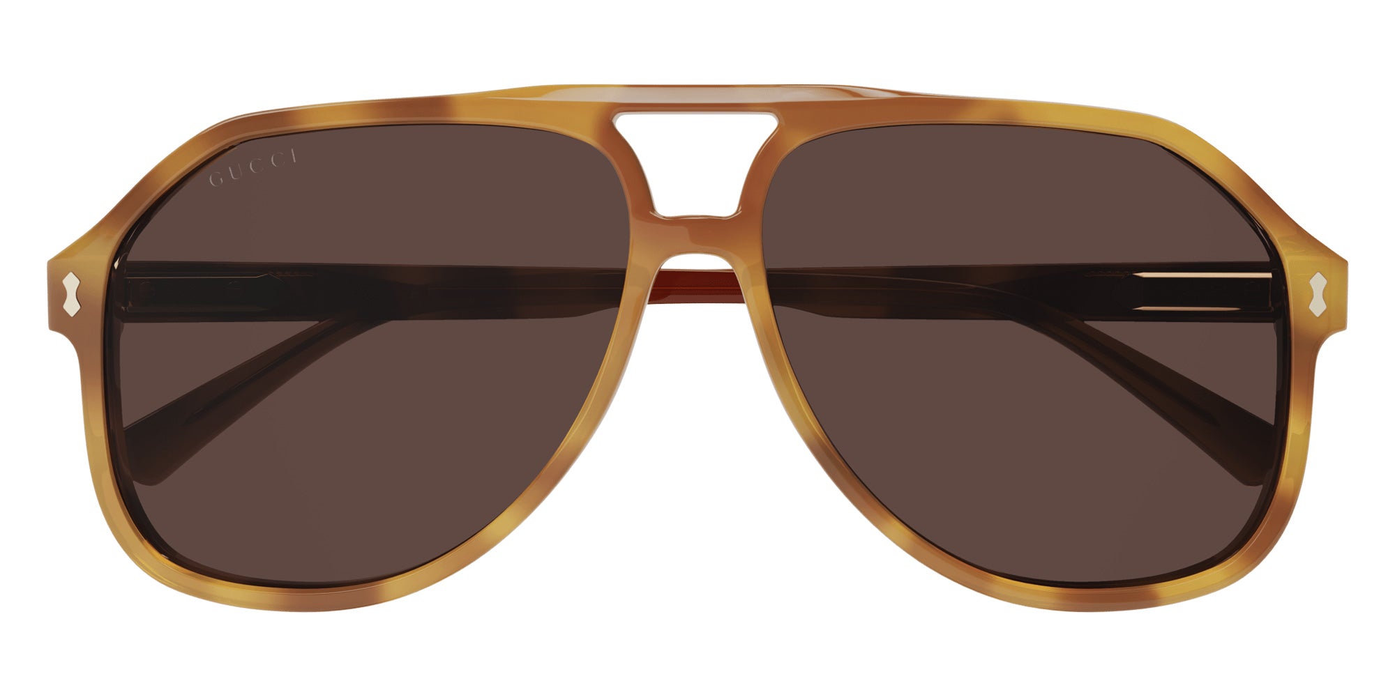 Gucci GG1042S Aviator Sunglasses | EyeOns.com