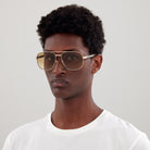 Gucci GG1223S 001 60 - Gold / Brown Gradient #id:gg1223s001_s:100120