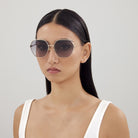 Gucci GG1285SA 001 60 - Gold / Gray Gradient #id:gg1285sa001_s:100115