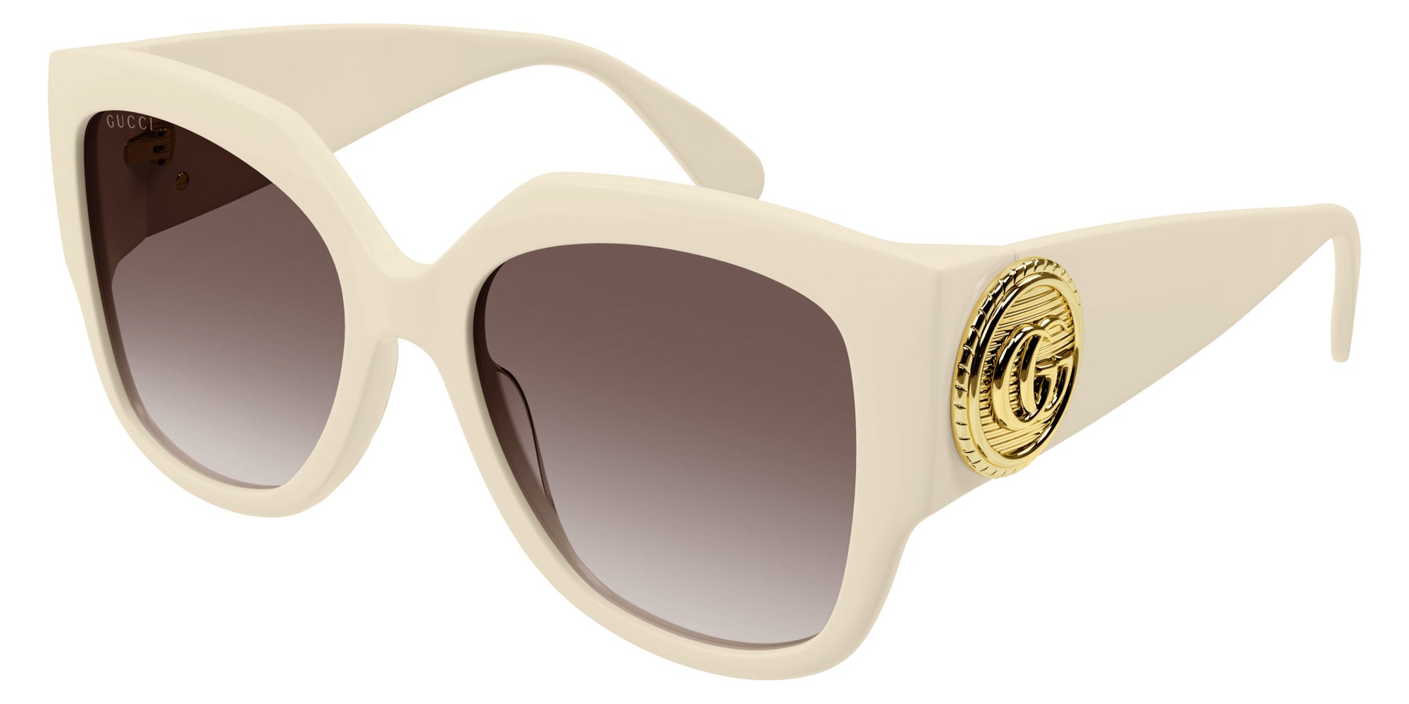 Gucci GG1407S 004 54 - Ivory / Brown Gradient #id:gg1407s004_s:102105