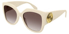 Gucci GG1407S 004 54 - Ivory / Brown Gradient #id:gg1407s004_s:102105