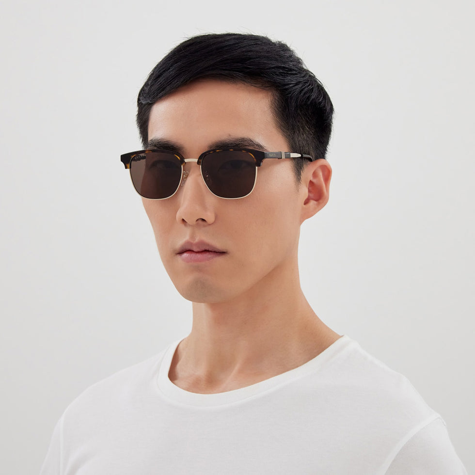 Gucci GG1499SK 002 55 - Gold/Havana / Brown #id:gg1499sk002_s:100115