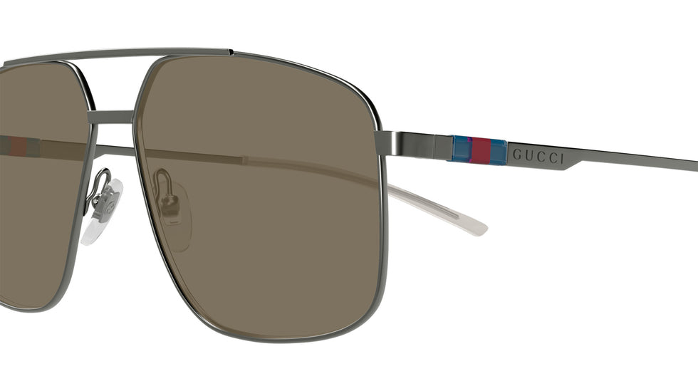 Gucci GG1676S 003 60 - Gunmetal / Brown #id:gg1676s003_s:100110