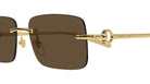 Gucci GG1703S 004 55 - Gold / Brown #id:gg1703s004_s:102115