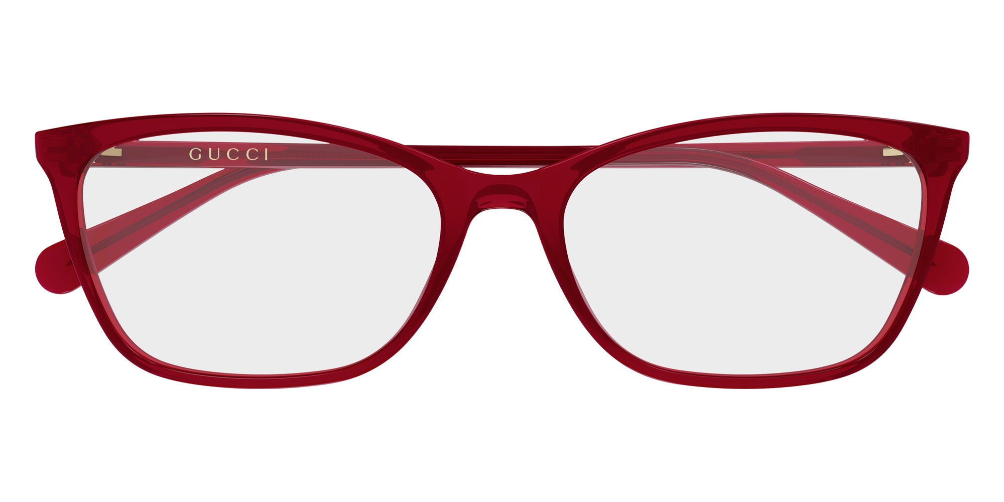 GUCCI バーガンディ度ありメガネ Gucci GG1930O Rectangle Eyeglasses | EyeOns.com