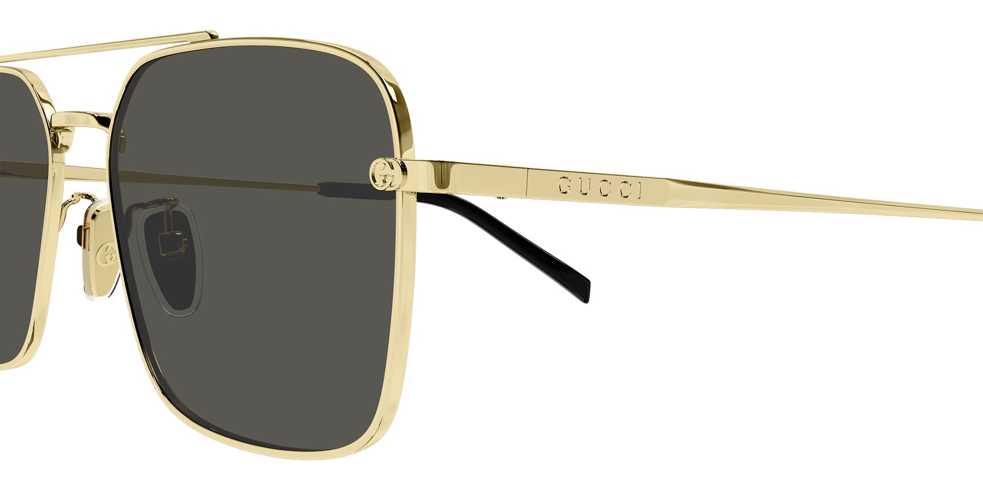 Gucci GG1957SA Aviator Sunglasses | EyeOns.com