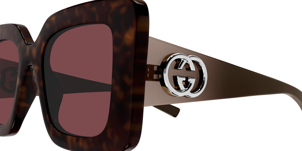 Gucci GG2025S 002 49 - Havana/Brown / Red #id:gg2025s002_s:102110