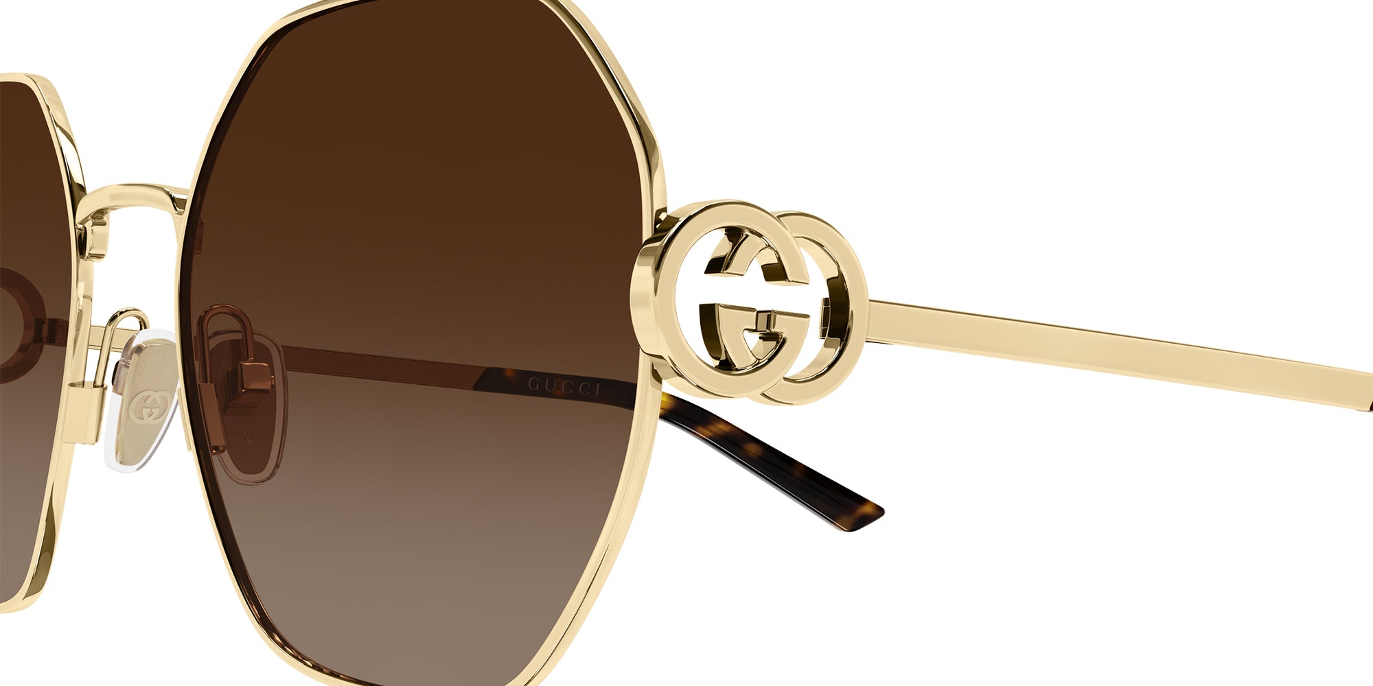 Gucci GG2046S 003 58 - Gold / Brown Gradient #id:gg2046s003_s:102110