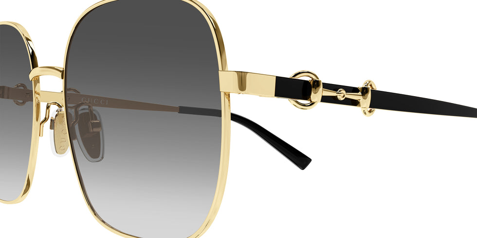 Gucci GG2053S 001 58 - Gold/Black / Gray Gradient #id:gg2053s001_s:100110