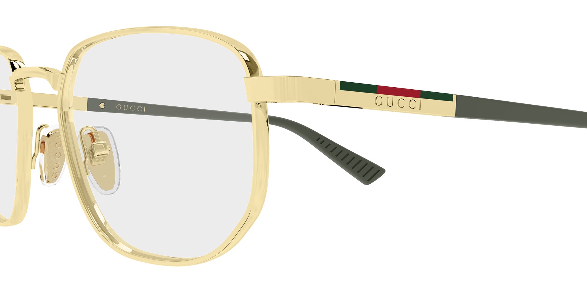 Gucci GG2093O Rectangle Eyeglasses | EyeOns.com