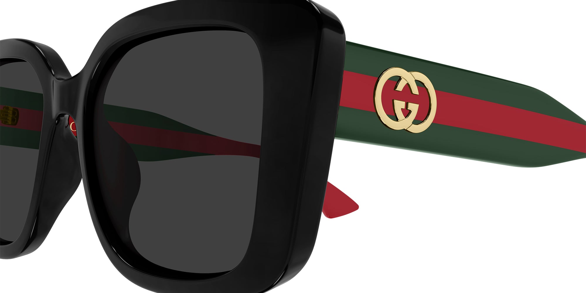 Gucci GG2118SA 001 55 - Black/Green / Gray #id:gg2118sa001_s:100110