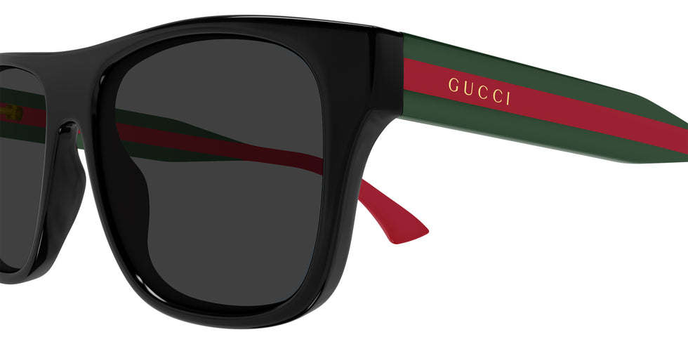 Gucci GG2119S 001 56 - Black/Green / Gray #id:gg2119s001_s:100110