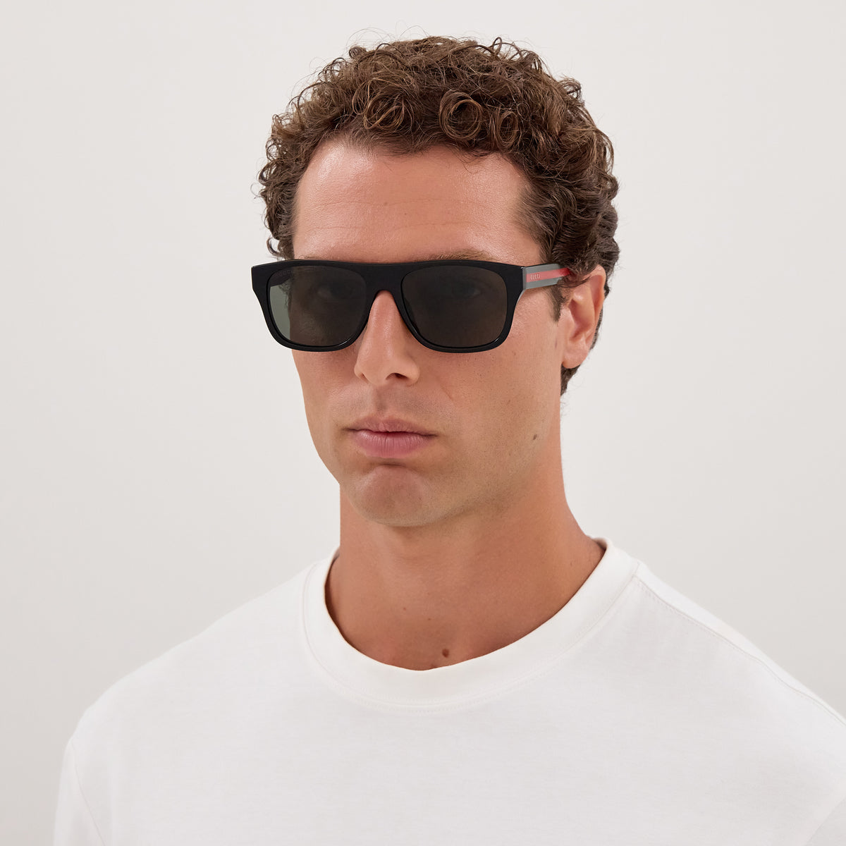 Gucci GG2119S 001 56 - Black/Green / Gray #id:gg2119s001_s:100115