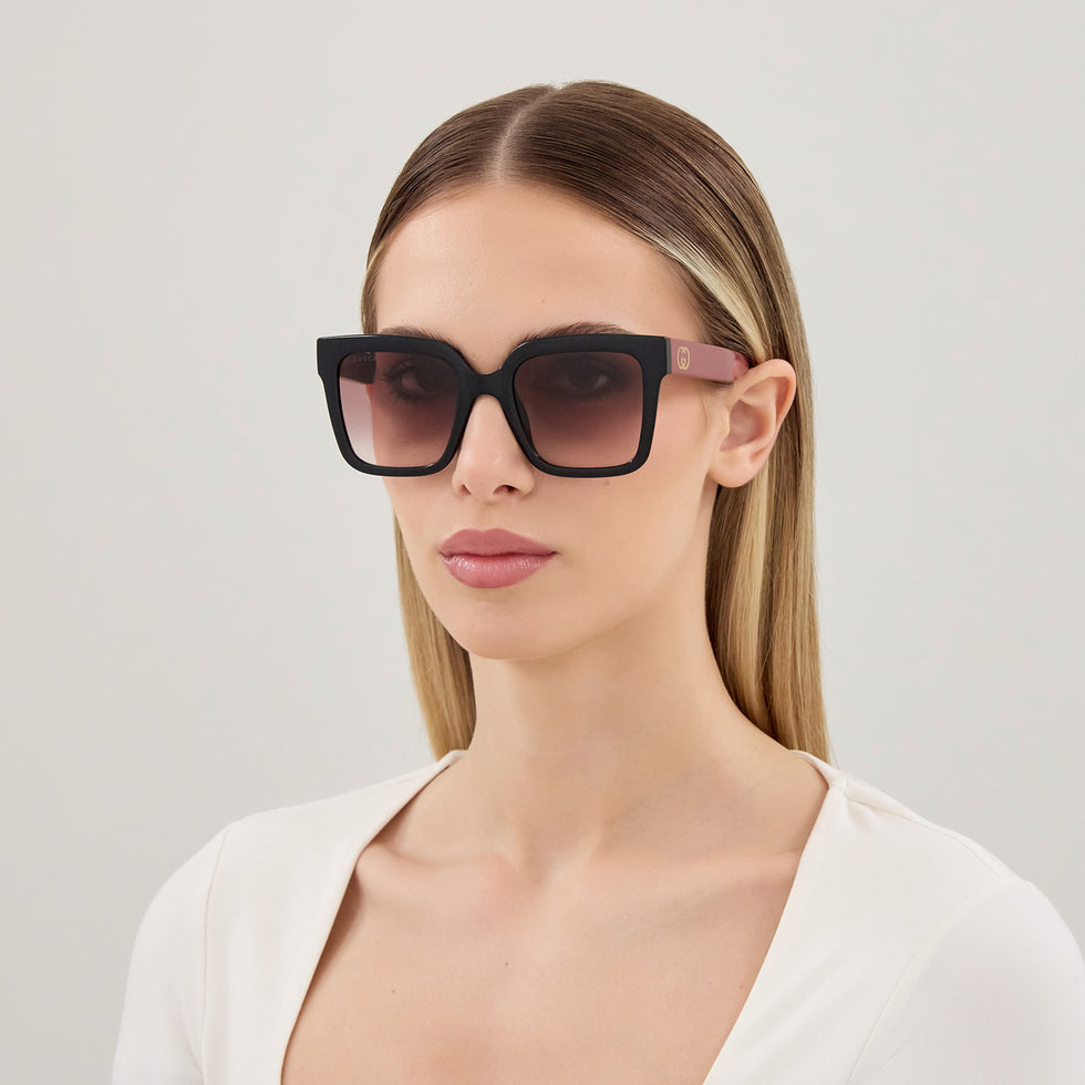 Gucci GG2190S 003 53 - Black/Burgundy / Red Gradient #id:gg2190s003_s:104115
