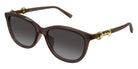 Gucci GG2220SK 003 56 - Brown / Gray Gradient #id:gg2220sk003_s:102105