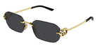Gucci GG2228S 001 57 - Gold / Gray #id:gg2228s001_s:100105