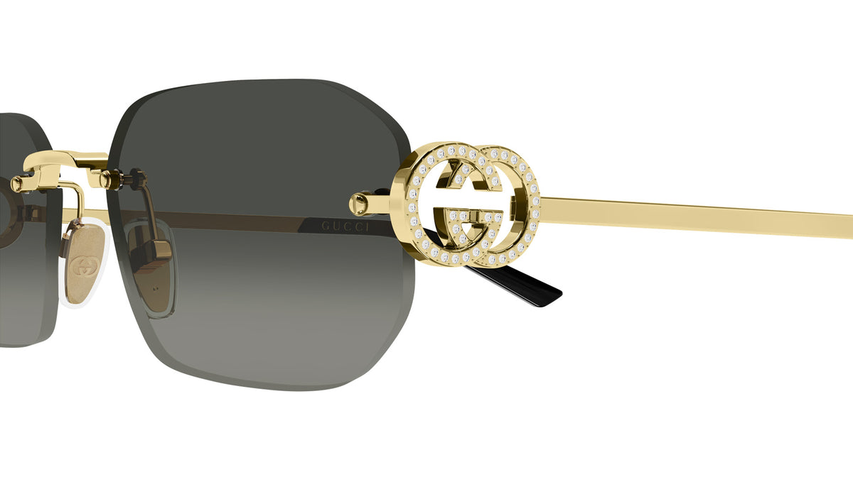 Gucci GG2228S 002 57 - Gold / Gray Gradient Double #id:gg2228s002_s:102110