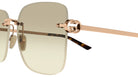 Gucci GG2229SA 004 60 - Gold / Brown Gradient #id:gg2229sa004_s:104110