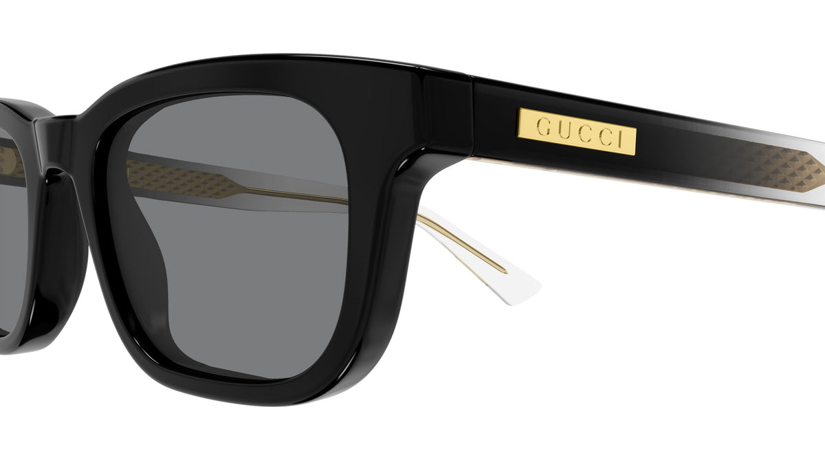 Gucci GG2248S 003 51 - Black/Crystal / Gray #id:gg2248s003_s:102110