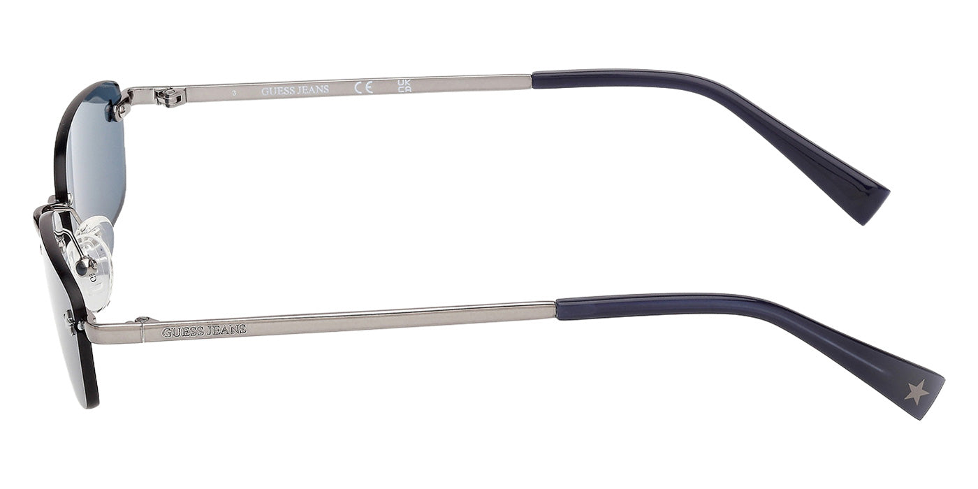 Guess GJ00005 08V 55 - Shiny Gunmetal / Blue #id:gj0000508v_s:100110