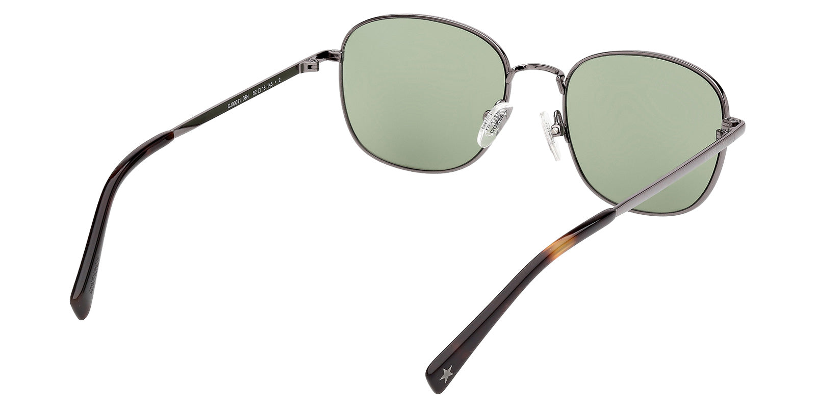 Guess GJ00011 08N 52 - Shiny Gunmetal / Green #id:gj0001108n_s:100125