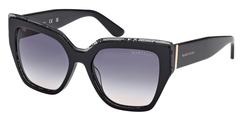 Marciano GM00029 01B 53 - Shiny Black / Gradient Smoke #id:gm0002901b_s:100105