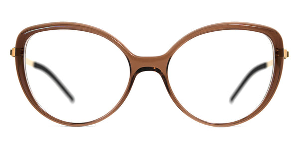 Dark Transparent Brown/Gold / 53-16-138