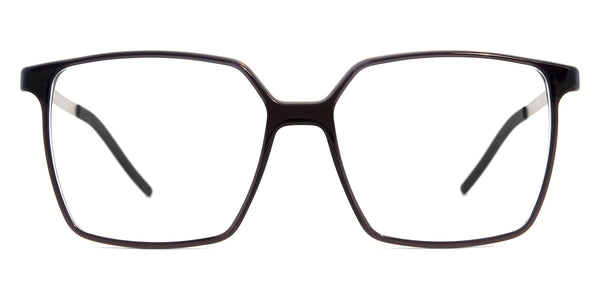 Dark Black Transparent/Silver / 55-14-138