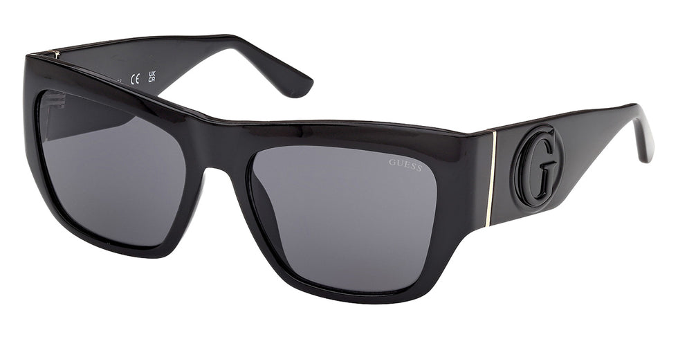 Guess GU00252 01A 54 - Shiny Black / Smoke #id:gu0025201a_s:100105