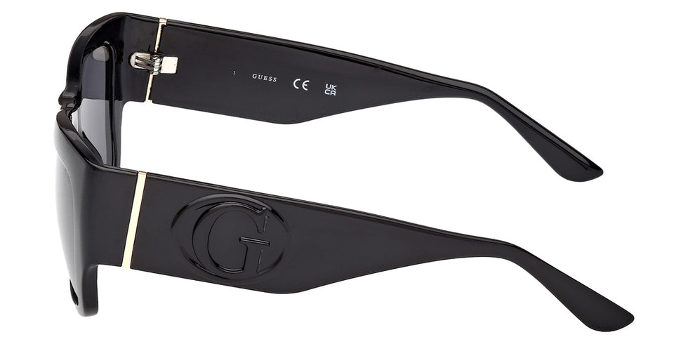 Guess GU00252 01A 54 - Shiny Black / Smoke #id:gu0025201a_s:100110