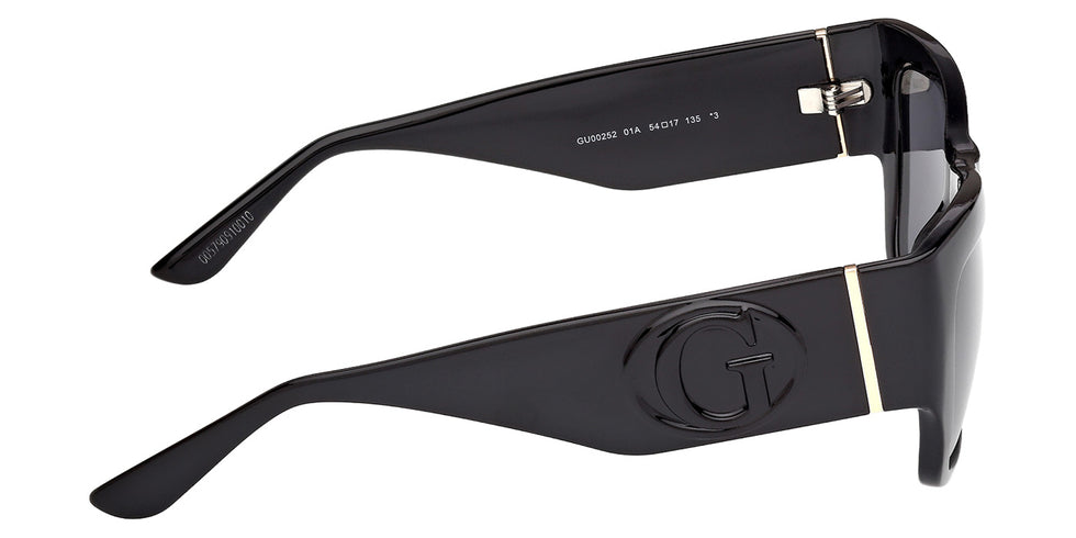 Guess GU00252 01A 54 - Shiny Black / Smoke #id:gu0025201a_s:100130