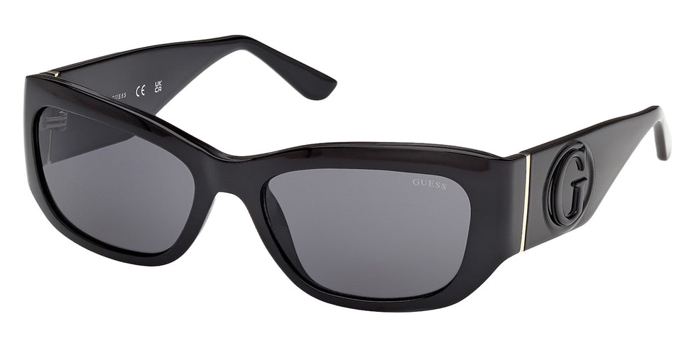 Guess GU00253 01A 56 - Shiny Black / Smoke #id:gu0025301a_s:100105