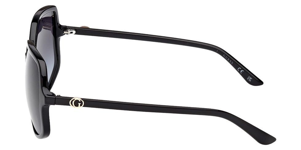 Guess GU00257 01B 57 - Shiny Black / Gradient Smoke #id:gu0025701b_s:100110