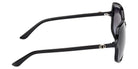 Guess GU00257 01B 57 - Shiny Black / Gradient Smoke #id:gu0025701b_s:100130