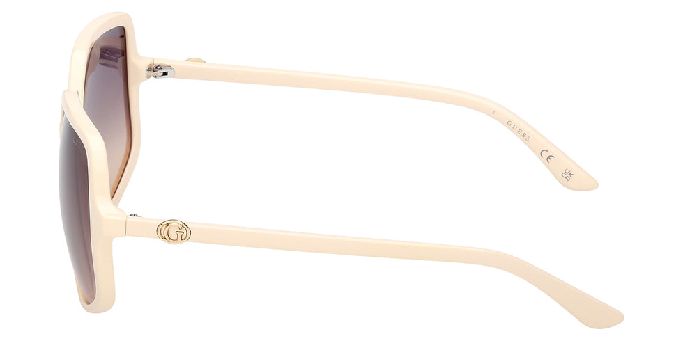 Guess GU00257 25B 57 - Shiny Ivory / Gradient Smoke #id:gu0025725b_s:102110