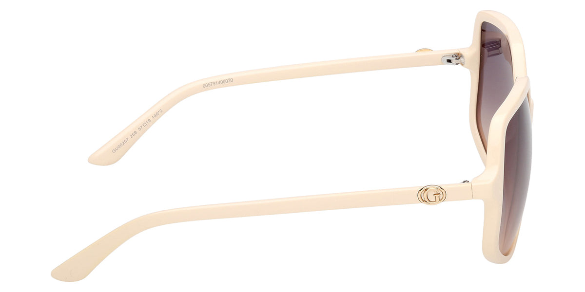Guess GU00257 25B 57 - Shiny Ivory / Gradient Smoke #id:gu0025725b_s:102130