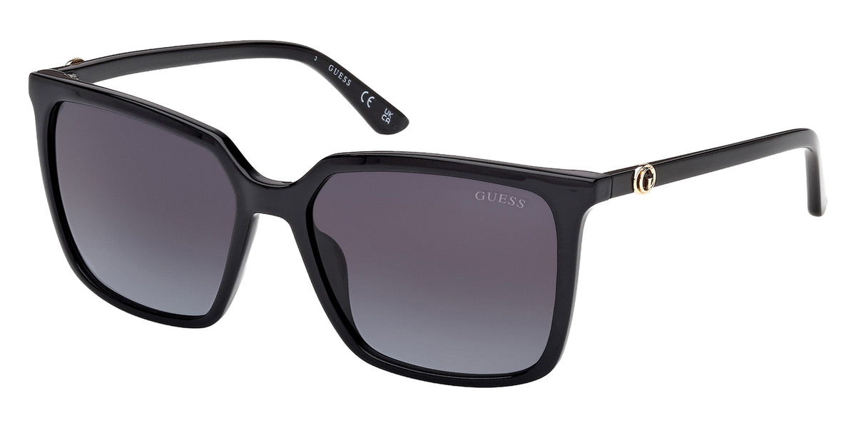 Guess GU00258 01B 56 - Shiny Black / Gradient Smoke #id:gu0025801b_s:100105