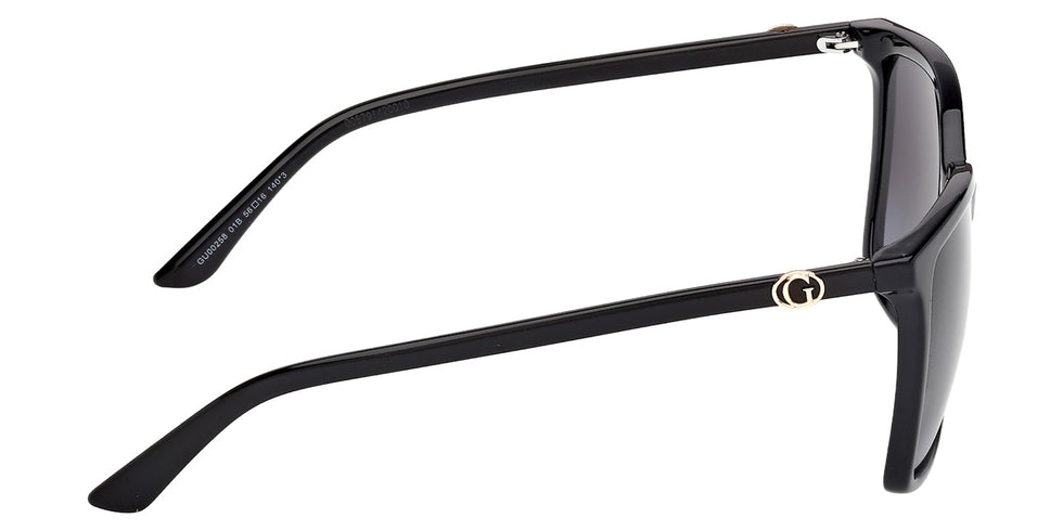 Guess GU00258 01B 56 - Shiny Black / Gradient Smoke #id:gu0025801b_s:100130