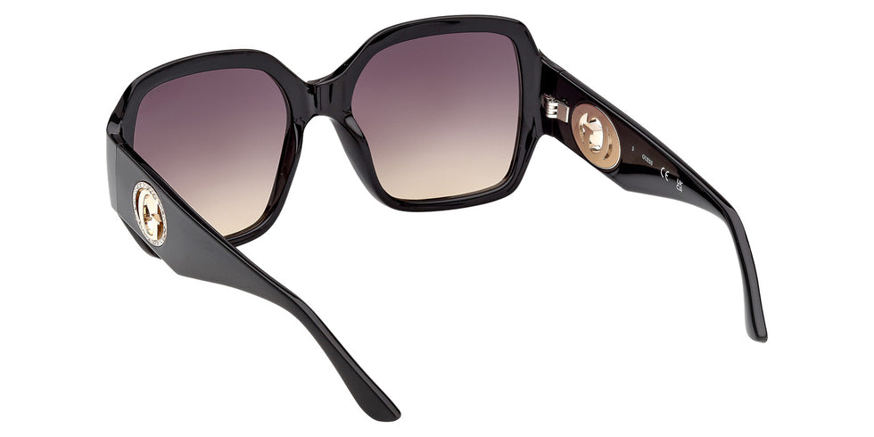 Guess GU00283 01B 57 - Shiny Black / Gradient Smoke #id:gu0028301b_s:100115