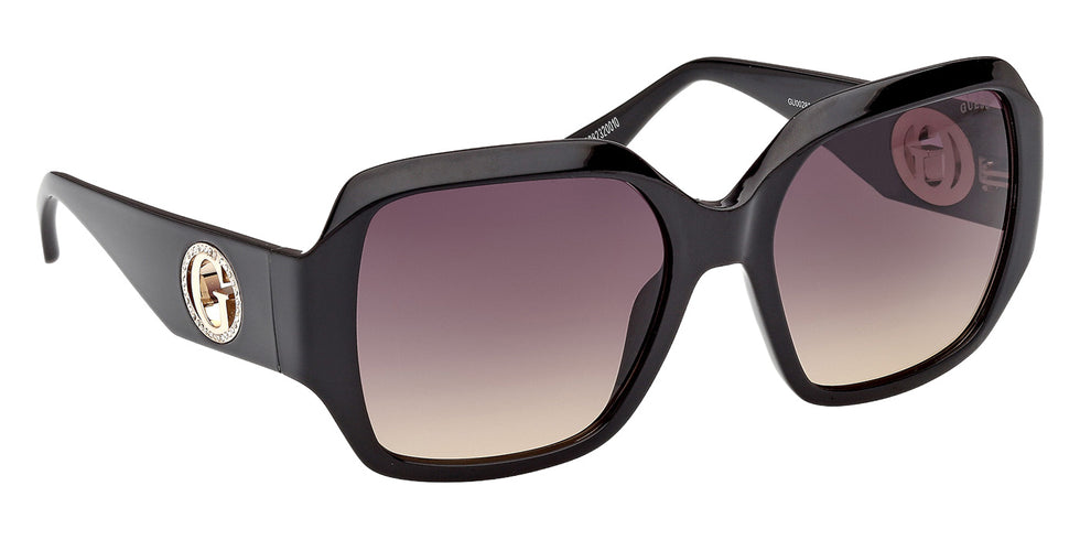 Guess GU00283 01B 57 - Shiny Black / Gradient Smoke #id:gu0028301b_s:100135