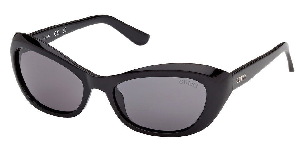 Guess GU00286 01A 55 - Shiny Black / Smoke #id:gu0028601a_s:100105