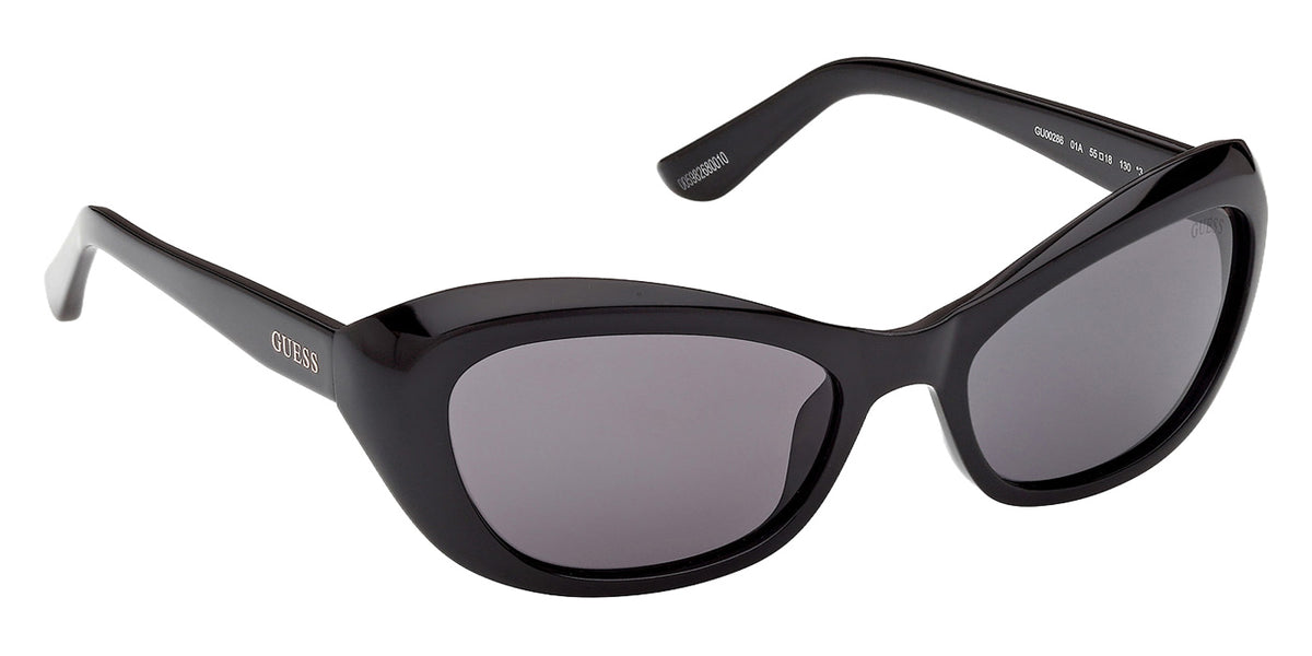 Guess GU00286 01A 55 - Shiny Black / Smoke #id:gu0028601a_s:100135