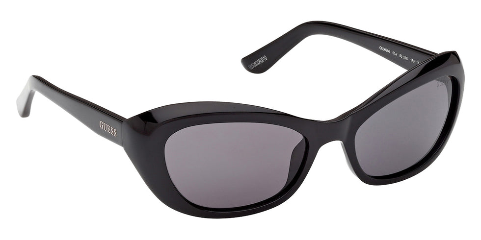 Guess GU00286 01A 55 - Shiny Black / Smoke #id:gu0028601a_s:100135