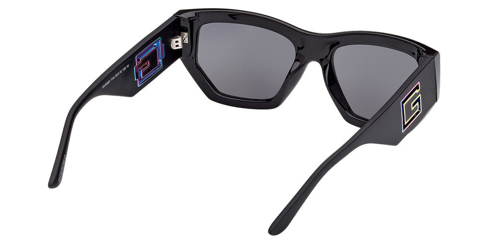 Guess GU00291 01A 54 - Shiny Black / Smoke 01A #id:gu0029101a_s:100125