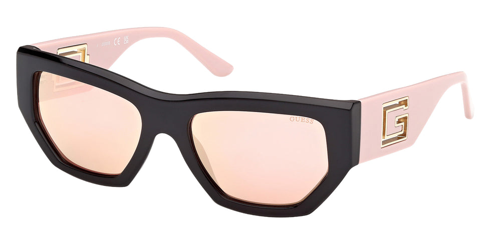 Guess GU00291 05U 54 - Shiny Black / Bordeaux Mirrored 05U #id:gu0029105u_s:102105