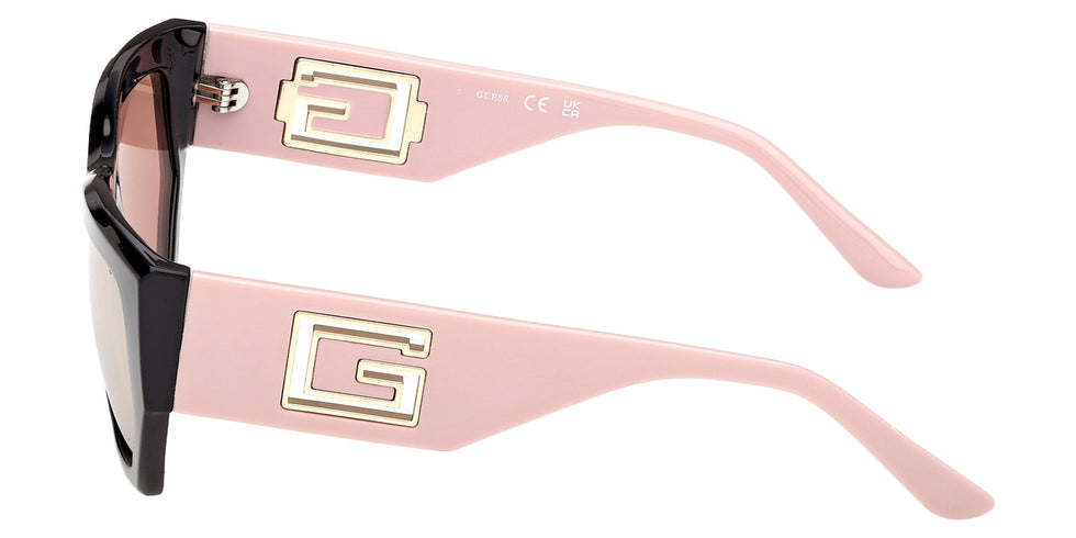 Guess GU00291 05U 54 - Shiny Black / Bordeaux Mirrored 05U #id:gu0029105u_s:102110